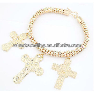 Grossiste Western Gothic Collier Croix Grande Taille JN20